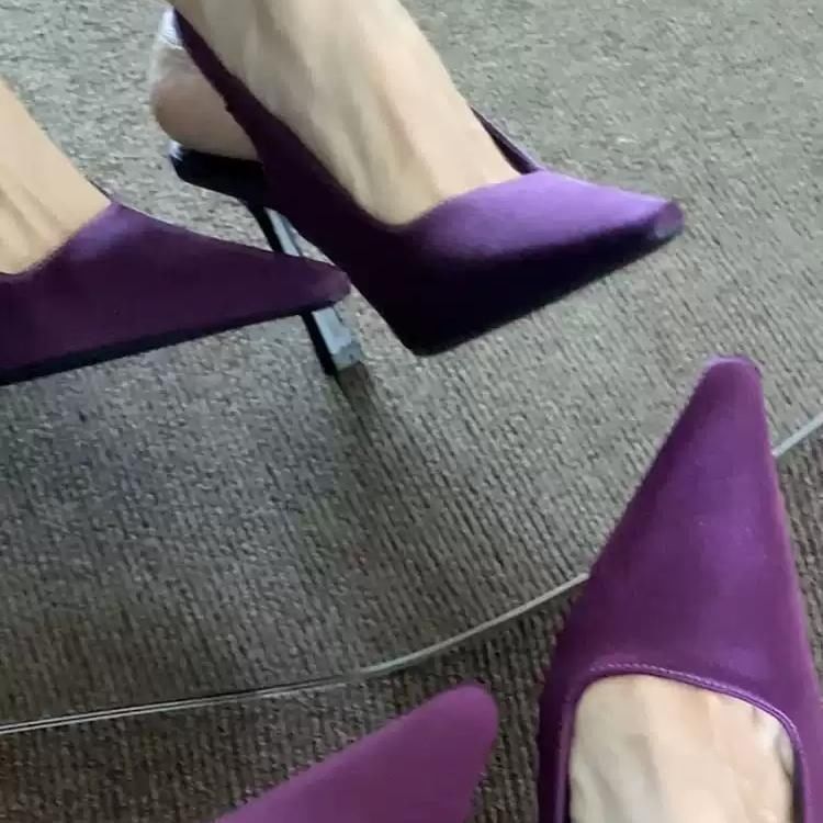 Slingback Heel Stiletto Pumps