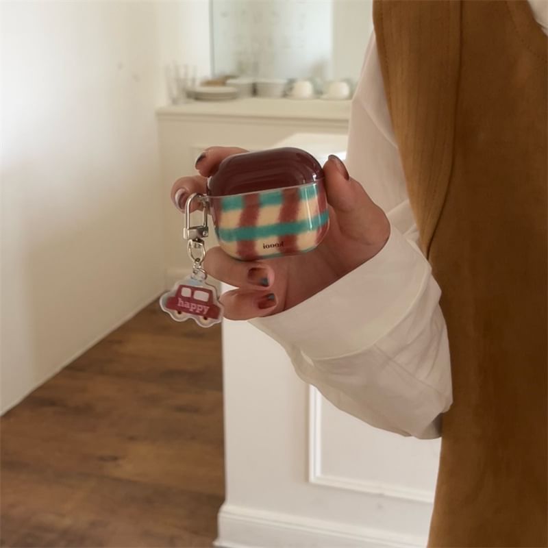 Set Skin Charm AirPods Case Earphone Pro / Plaid