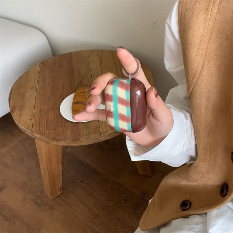 Set Skin Charm AirPods Case Earphone Pro / Plaid