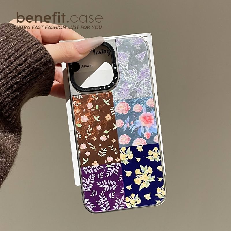 Floral Phone / Strap Set Case