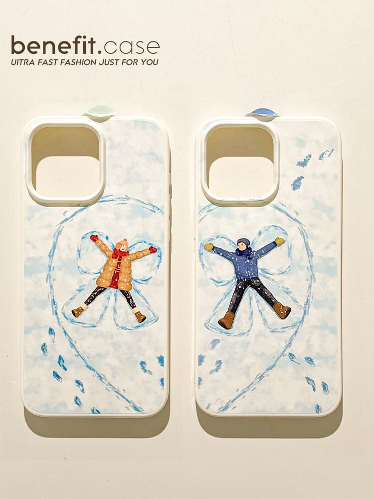 Case Couple Snow Matching Phone