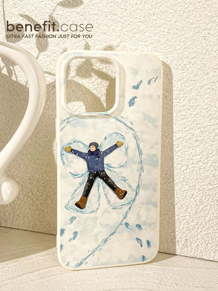 Case Couple Snow Matching Phone