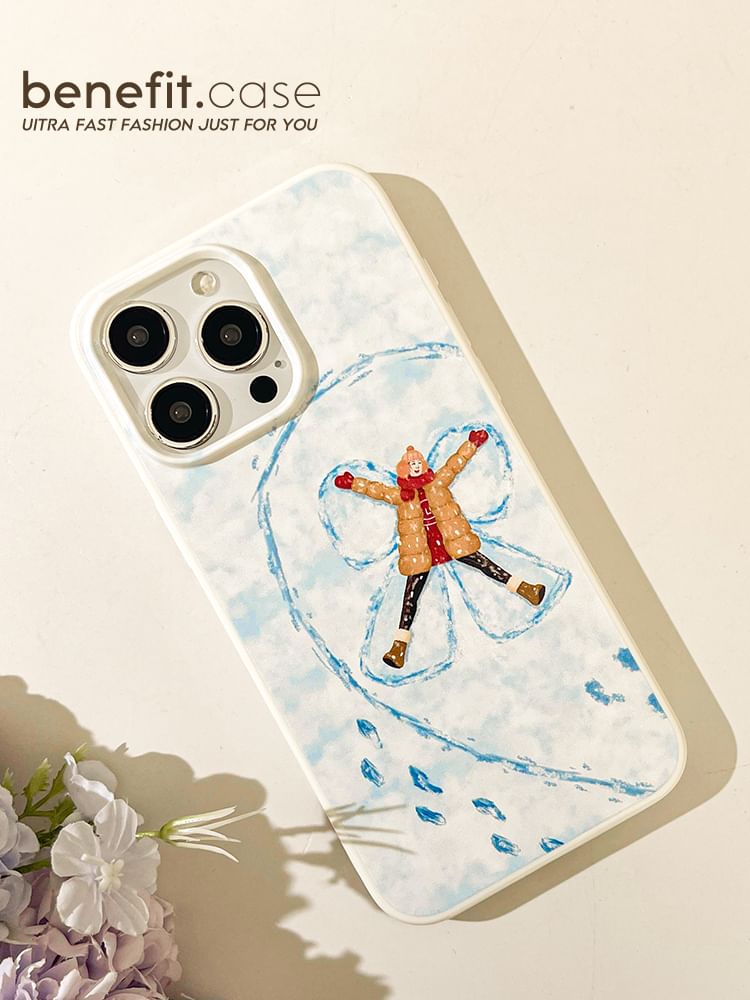 Case Couple Snow Matching Phone