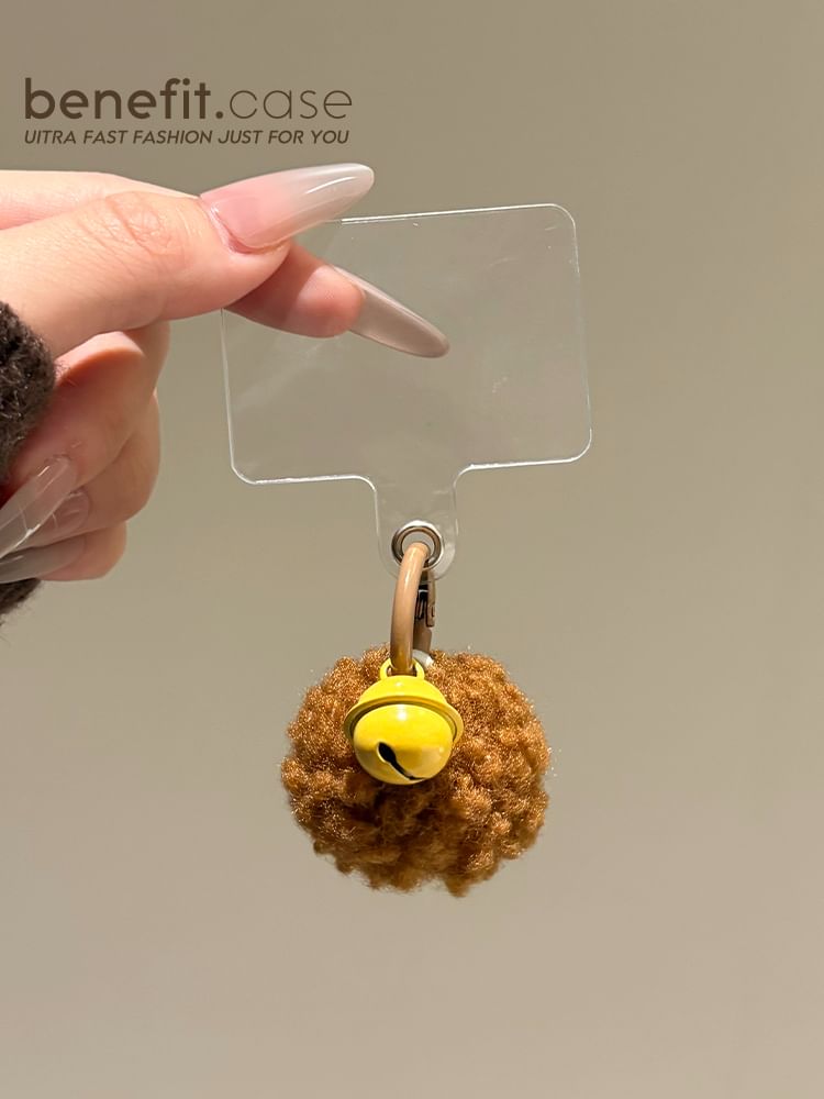 Phone Bell Charm Pom