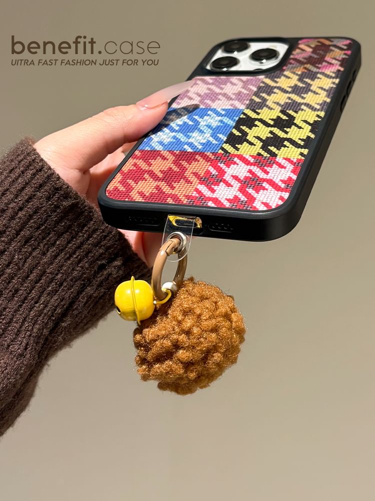 Phone Bell Charm Pom
