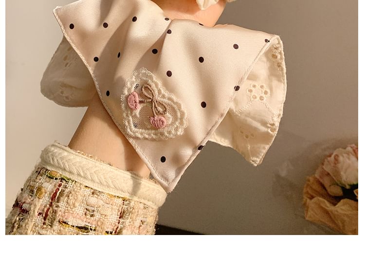 Cherry Applique Designs) Polka (Various Scrunchie / Dot