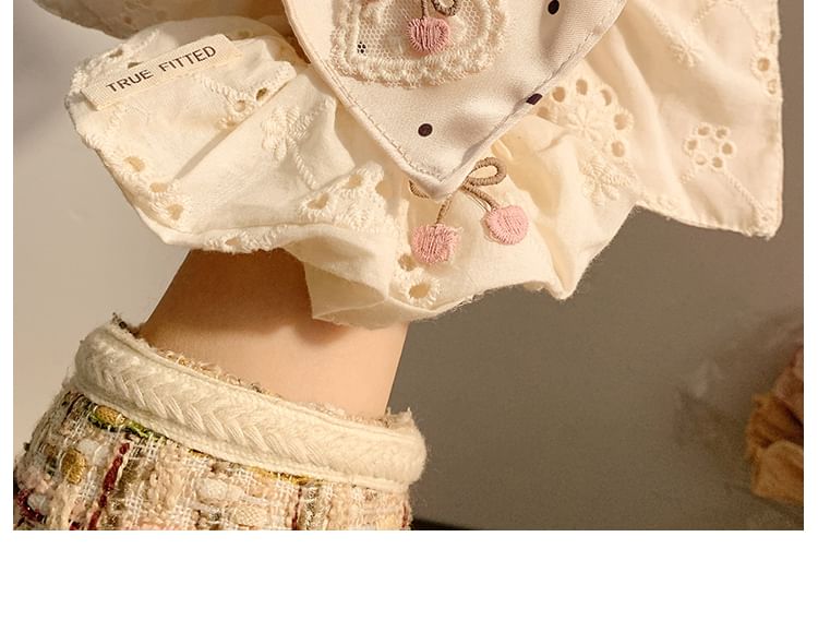 Cherry Applique Designs) Polka (Various Scrunchie / Dot