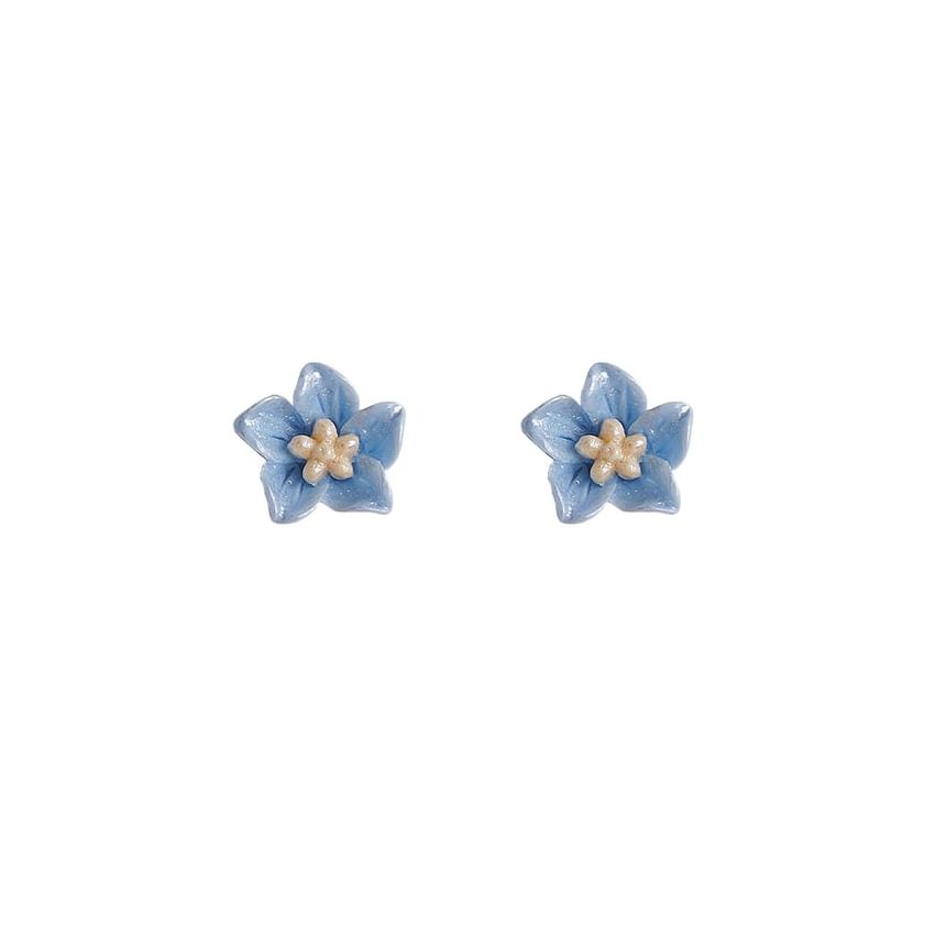 On / Earring Flower Stud Clip