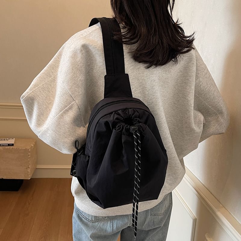 Multi-Pocket Backpack Drawstring