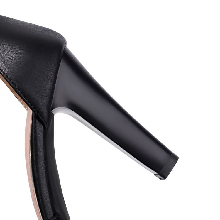 Bow Heel Detail Sandals High