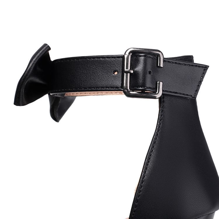 Bow Heel Detail Sandals High