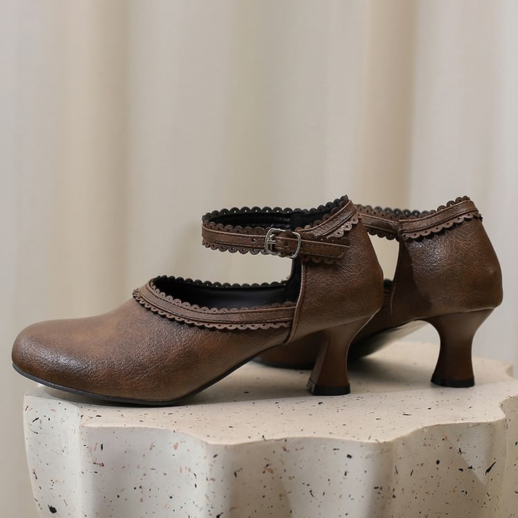 Pumps Jane Low Heel Plain Mary