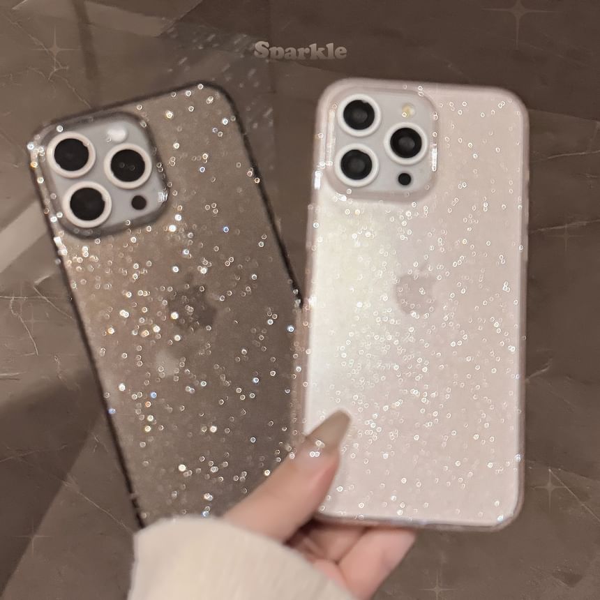 Glitter Case Phone Transparent
