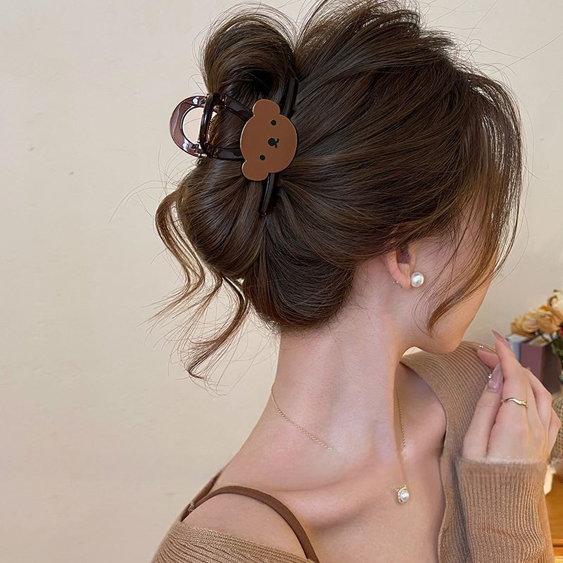 Clip Acrylic Bear (Various Hair Designs) Claw