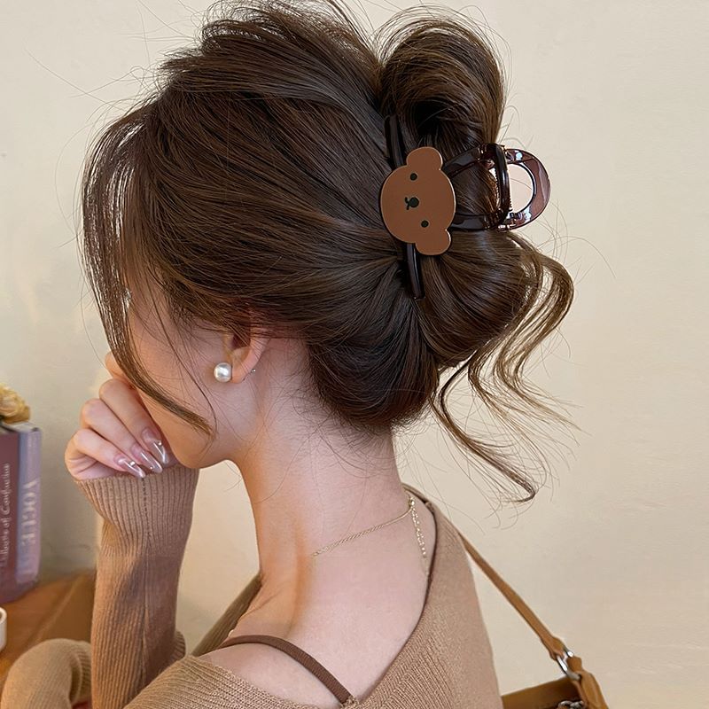 Clip Acrylic Bear (Various Hair Designs) Claw