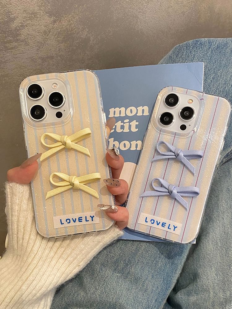 Case Phone Ribbon Striped