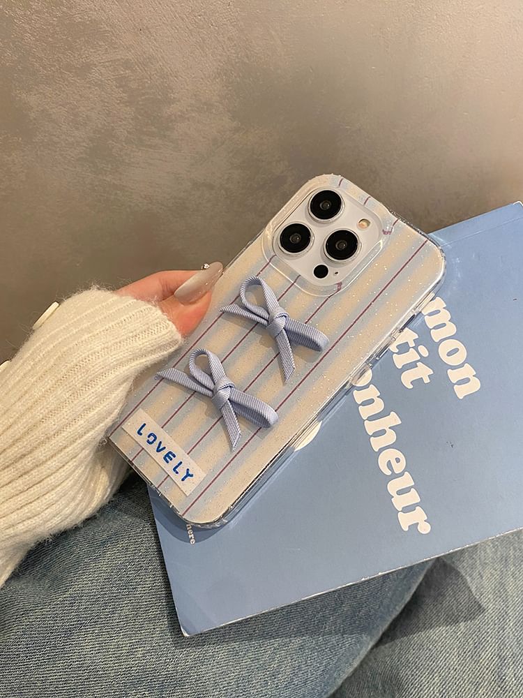 Case Phone Ribbon Striped