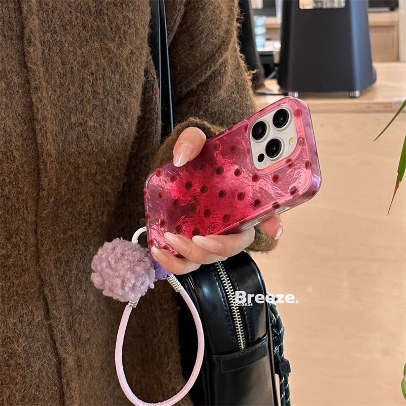 Strap Polka Case Set Phone Dot /