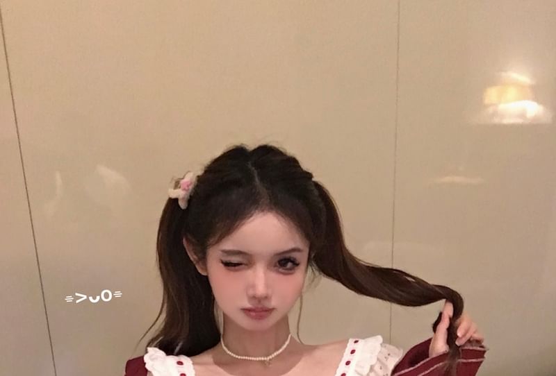 Panel Sleeveless Bow Print / Waist Plaid Ruffle Striped Mini High A-Line Cardigan Skirt Top Floral