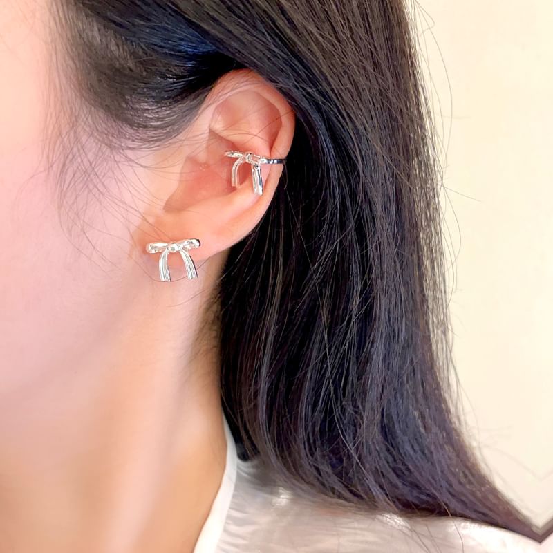 Bowknot Earring Stud
