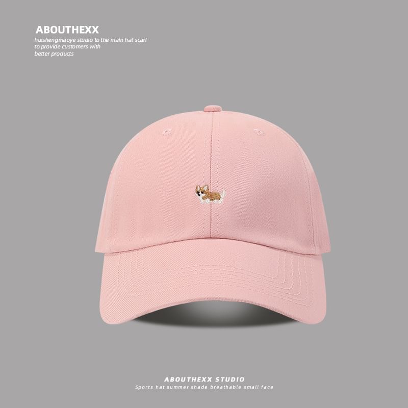 Cap Embroidered Corgi Baseball