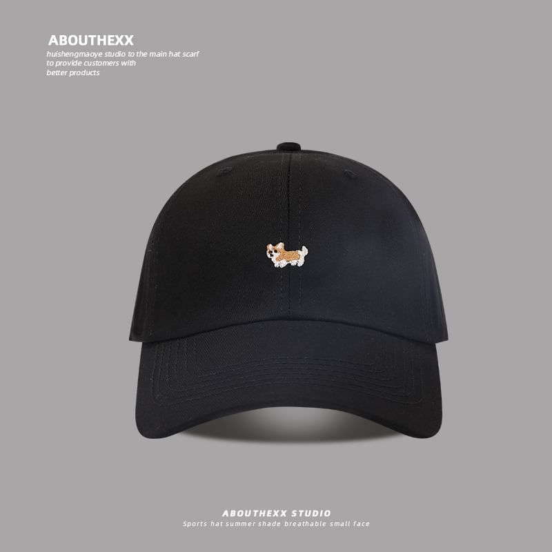 Cap Embroidered Corgi Baseball