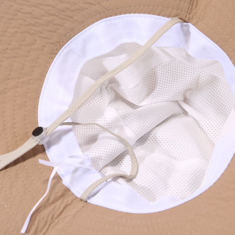 Lettering Hat Embroidered Boonie