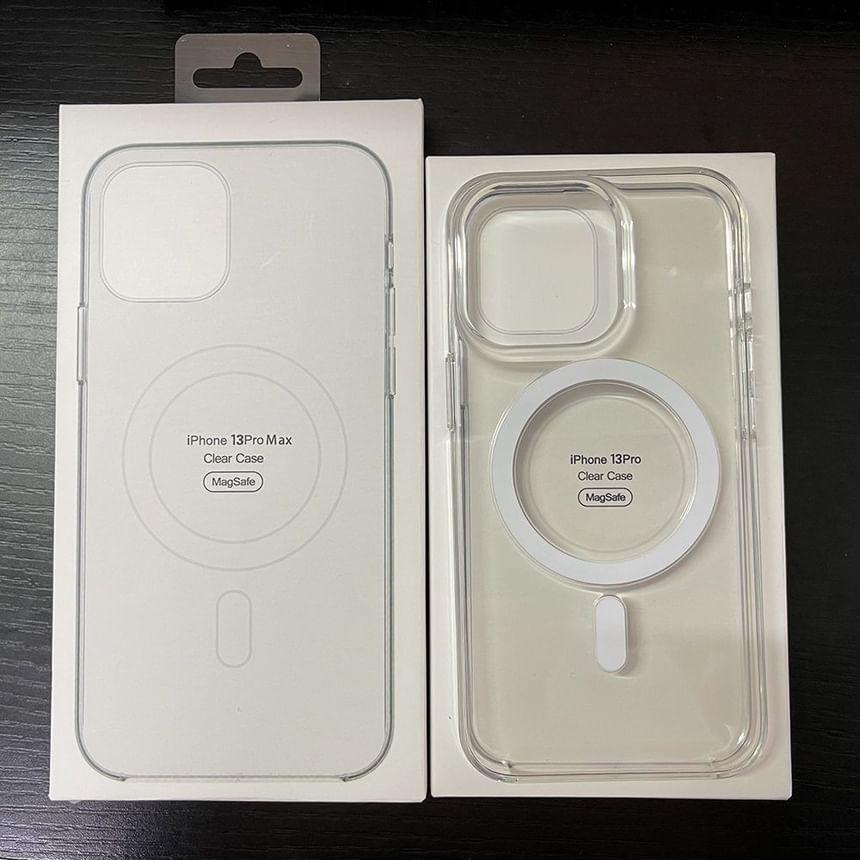 with (Compatible Transparent Case MagSafe) Phone Magnetic