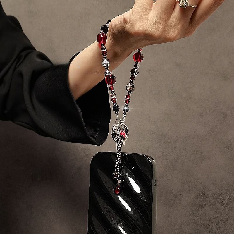 Strap Bow Phone Crystal Faux