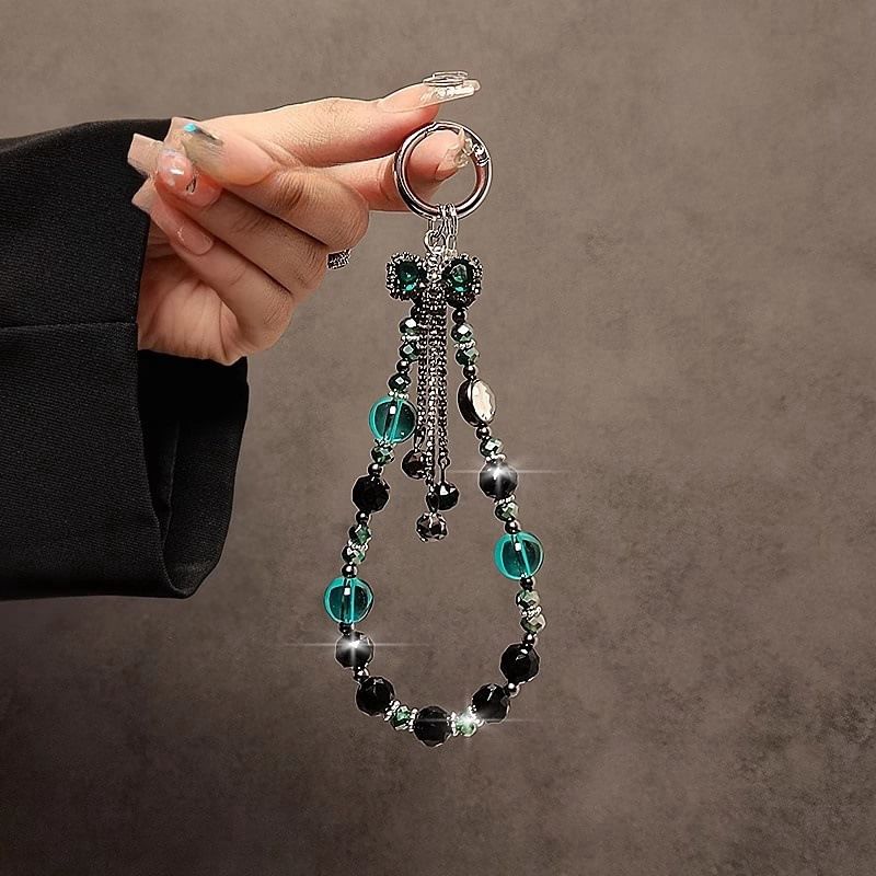 Strap Bow Phone Crystal Faux