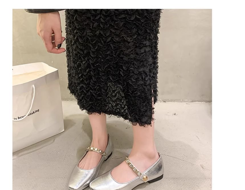 Jane Toe Flats Square Mary