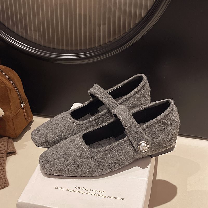 Toe Pumps Hidden Wedge Square Jane Mary