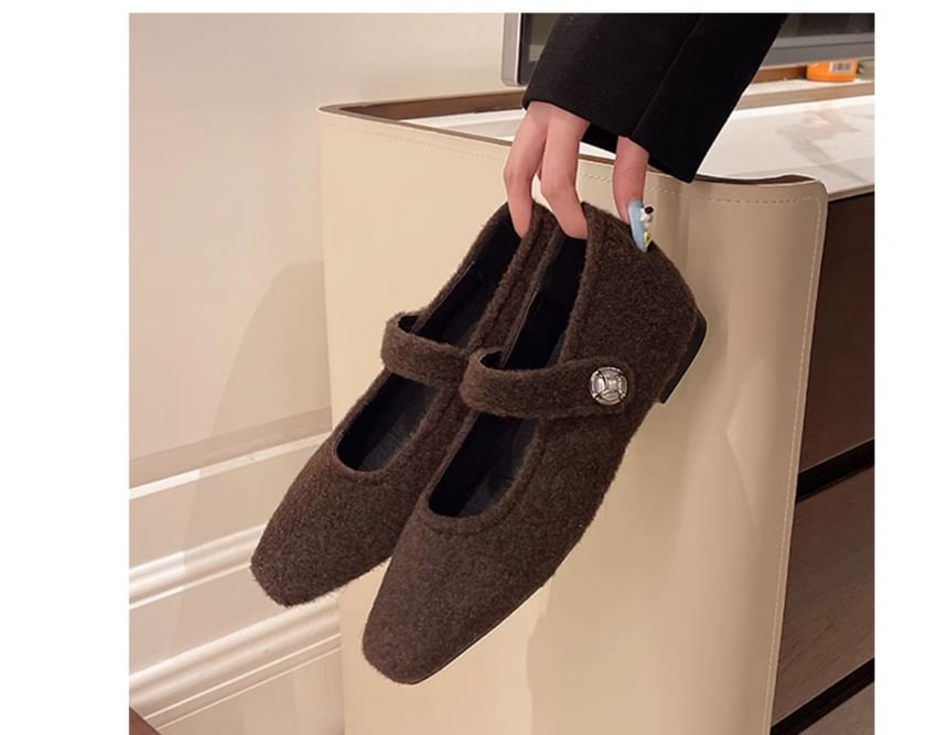 Toe Pumps Hidden Wedge Square Jane Mary