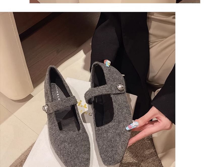 Toe Pumps Hidden Wedge Square Jane Mary