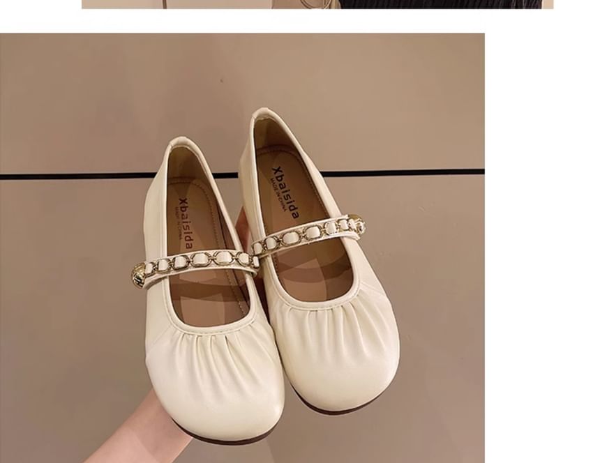 Ruched Mary Flats Jane