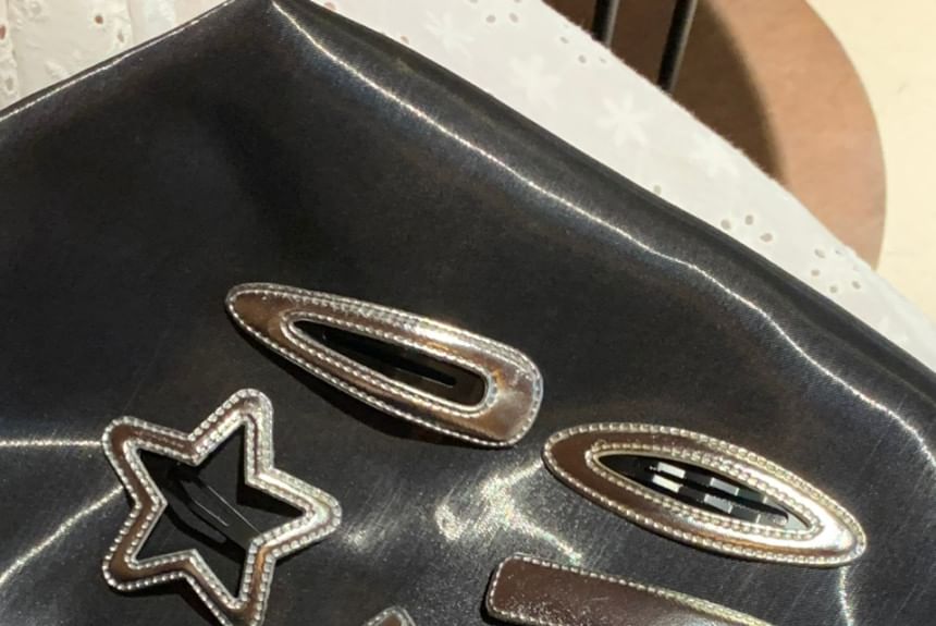 Clip Set Geometric Alloy Hair