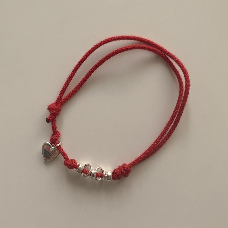 String / Silver Bracelet 925 Bow Sterling