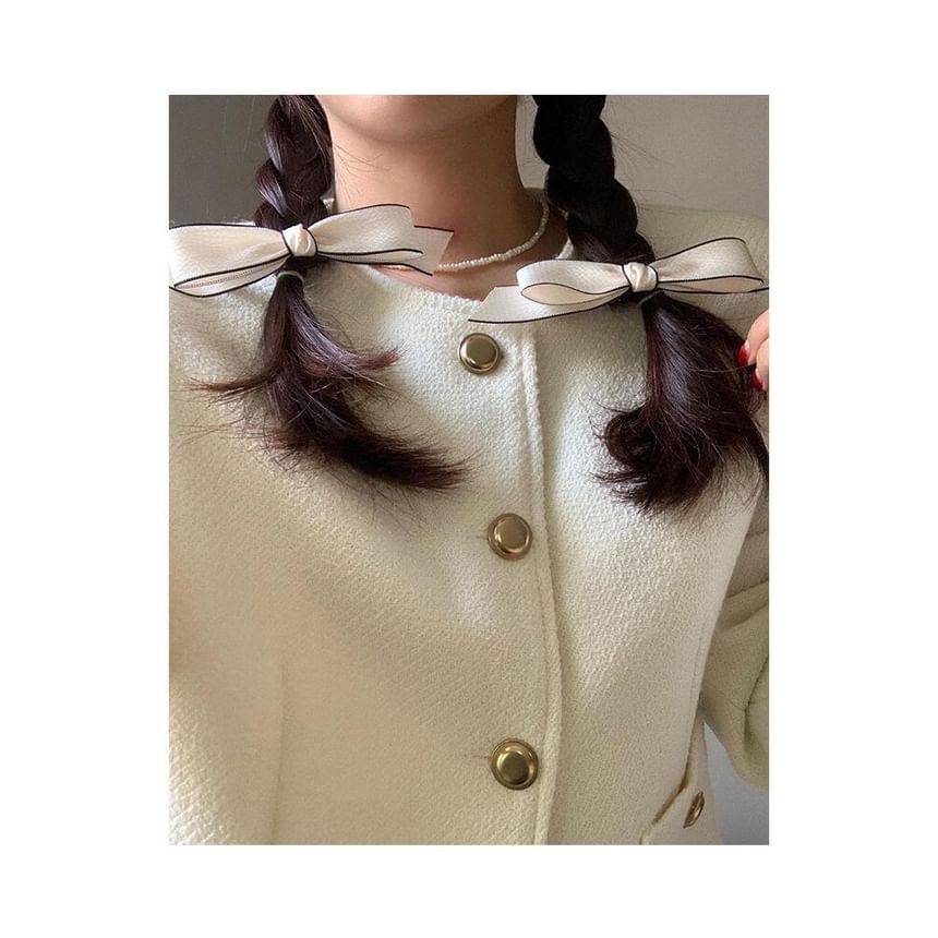 Trim Hair Contrast / Clip Bow Set