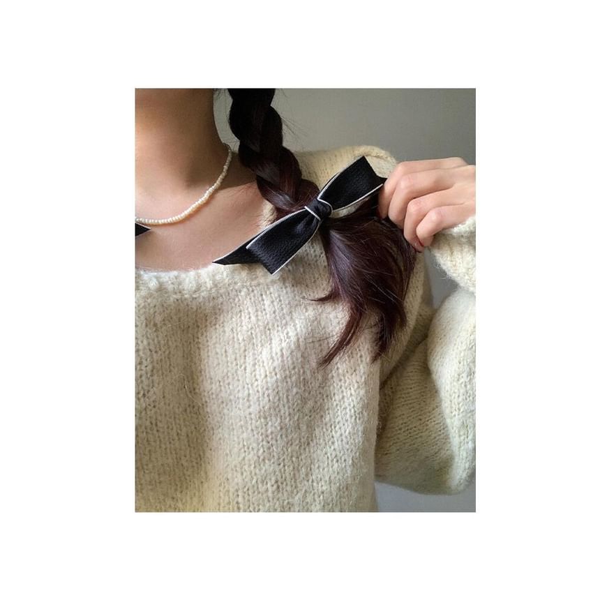 Trim Hair Contrast / Clip Bow Set