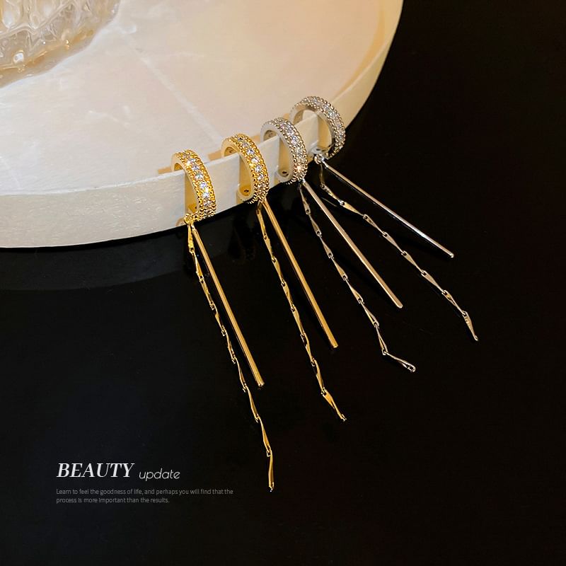 Earring Cuff Rhinestone