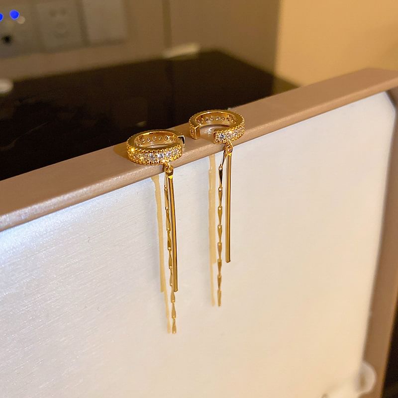 Earring Cuff Rhinestone