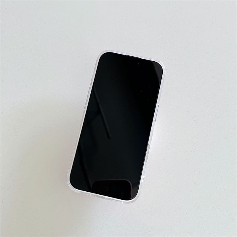 Finger Case Phone Set Ring Heart Pearl / Faux