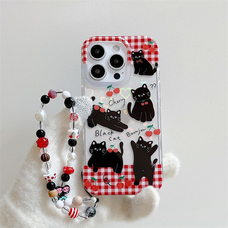 Case Set Strap Phone Cat /
