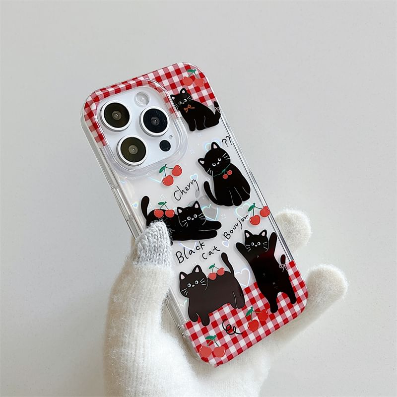Case Set Strap Phone Cat /