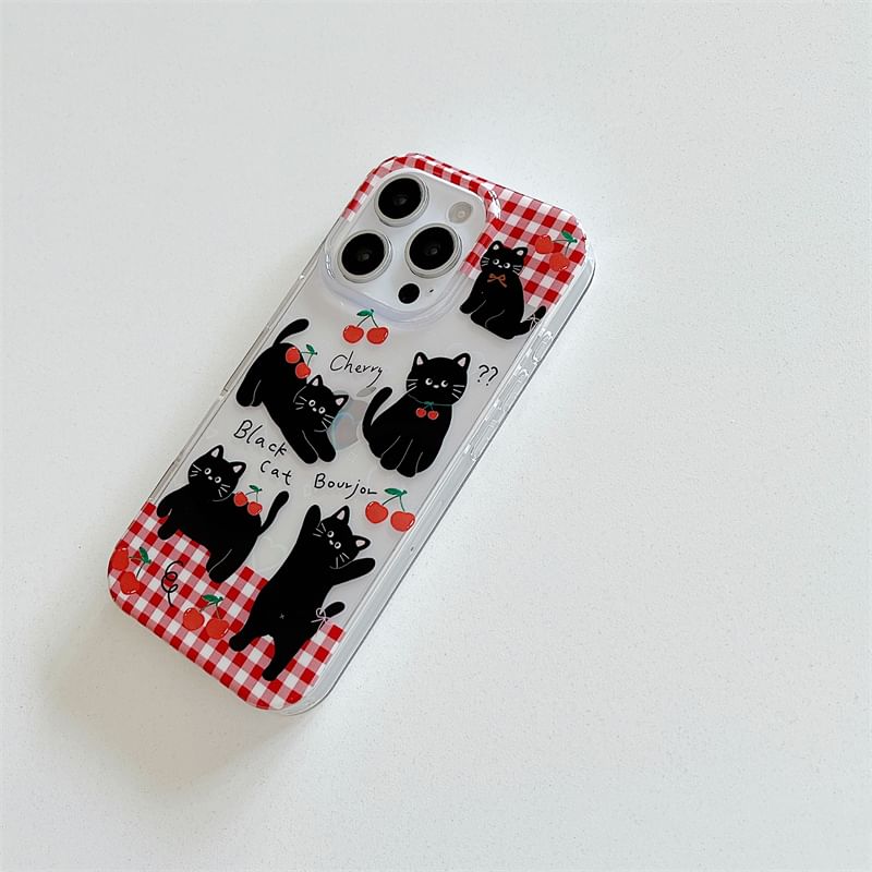 Case Set Strap Phone Cat /