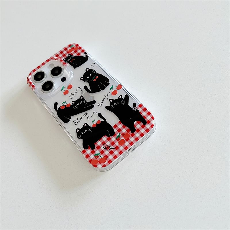 Case Set Strap Phone Cat /
