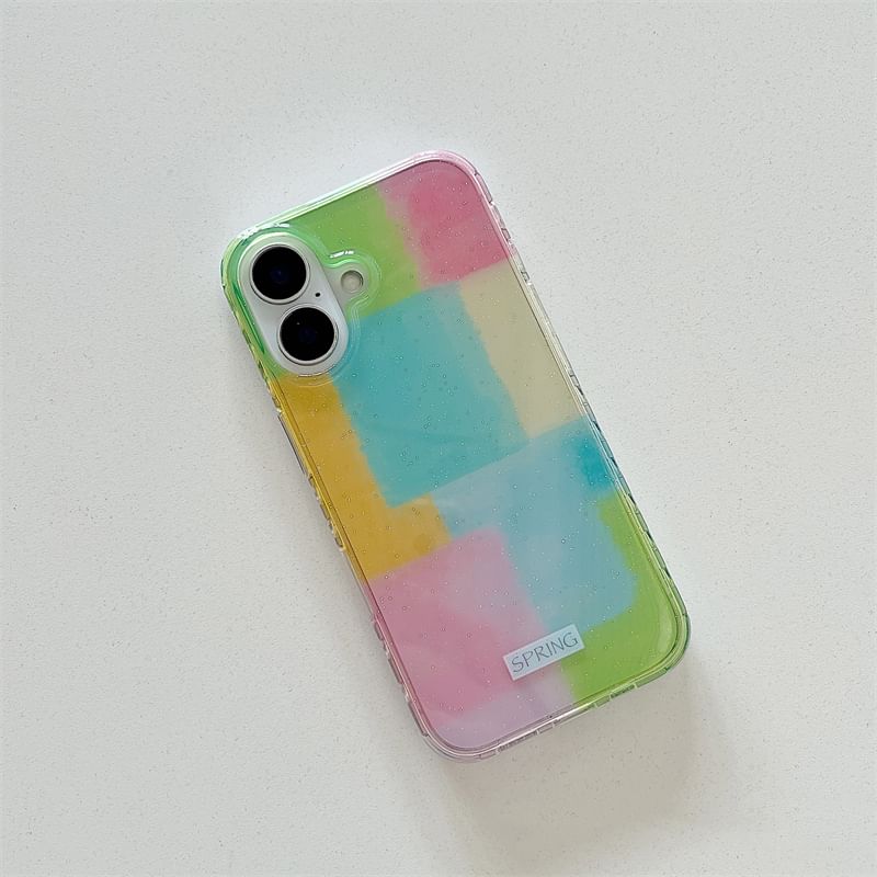 / Phone Color Strap Set Case Block