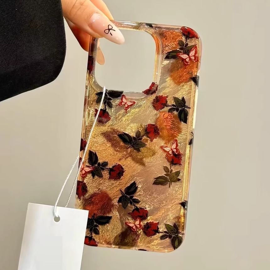 with Phone Case Leaf Strap