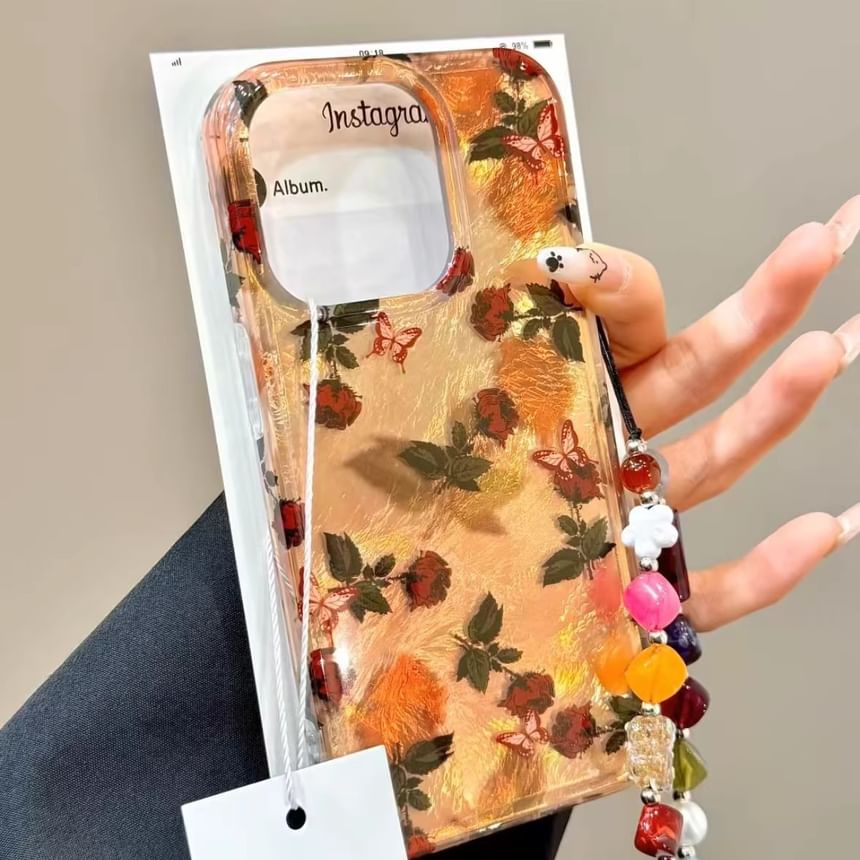 with Phone Case Leaf Strap