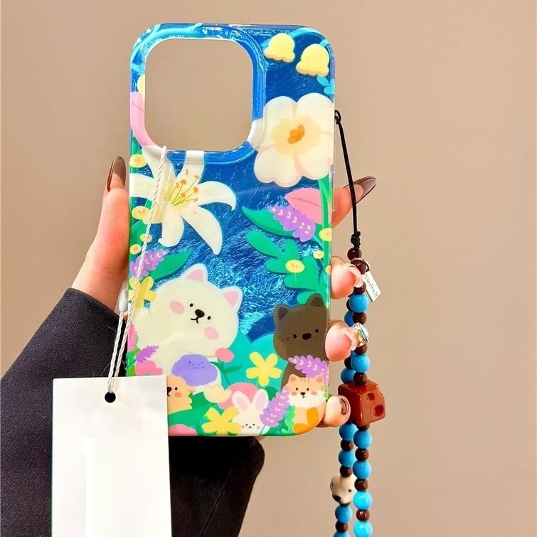 with Strap Animal Case Phone